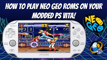 How To Play NEO GEO Roms On Your Modded PS Vita! #PSVita #NEOGEO #Retro #HENkaku