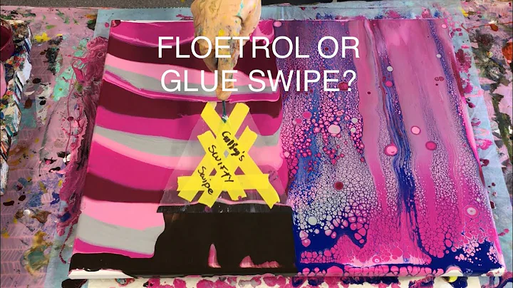 Wow 🤩 floetrol or glue swiped see the difference and tell me? A side each you choose