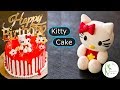 Chocolate Cake Recipe | Red Ganache Cake Recipe | Fondant Kitty Tutorial ~ The Terrace Kitchen