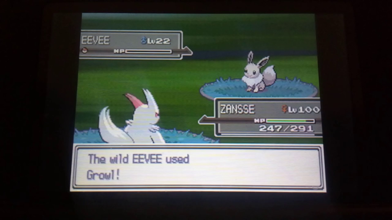 Shiny Eevee! (Platinum, Pokéradar)