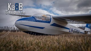 Phoenix Model Ka8B 4.5m Glider - Markus and Tommy's maiden Tow and flight.  4K UHD