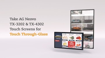 Through-Glass Touch Screen Displays | TX-3202 / TX-4302 - AG Neovo