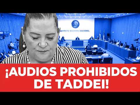 LETHAL RECORDINGS! The scandalous audio files that caused Taddei's resignation at the INE