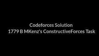 Celebrity 1779 B MKnez's ConstructiveForces Task Codeforces Solution Net Worth
