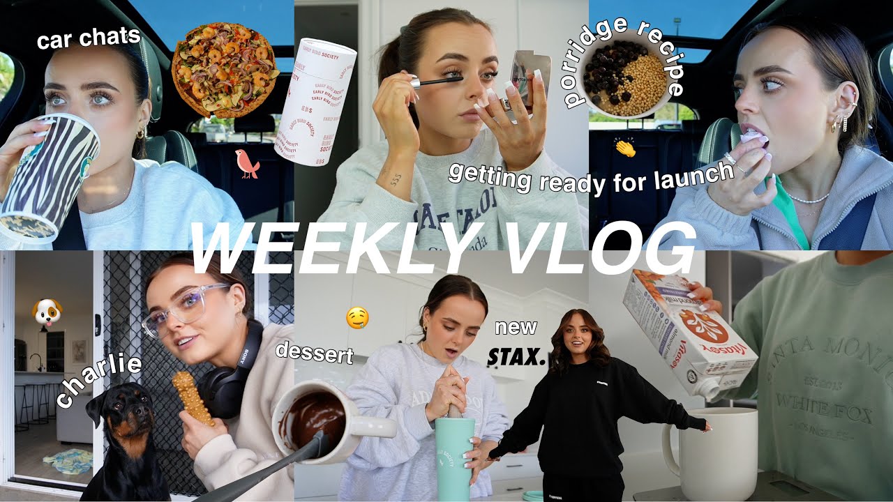 WEEKLY VLOG | HEALTHY OATS RECIPE | GETTING READY TO LAUNCH | SINGLE LIFE THOUGHTS | Conagh Kathleen