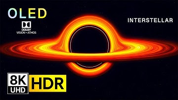 Interstellar 8K IMAX | Giant Black Hole in HDR Dolby Vision Cinematic