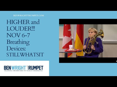 Trumpet players need to play HIGH and LOUD! New breathing device here.