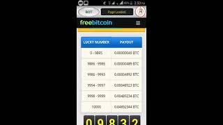 Get 3 BItcoin 100% Free from Android App Freebitco.in screenshot 2