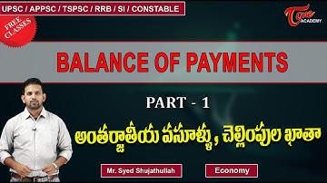 Balance Of Payments | Part-1 | Economy | Sujath | Tone Academy