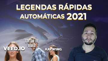 Como fazer legendas de maneira rápida e automática em vídeo 2021 | Veed io