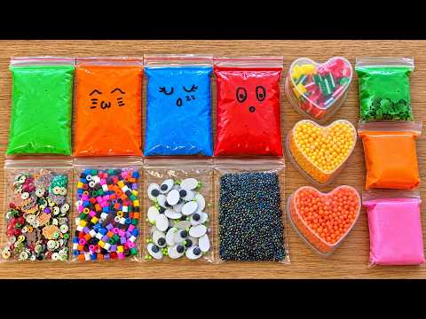 Making Very Relaxing Slime with Satisfying Bags and Clay