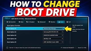 How To Change Boot Drive in Windows PC (Quick Guide)