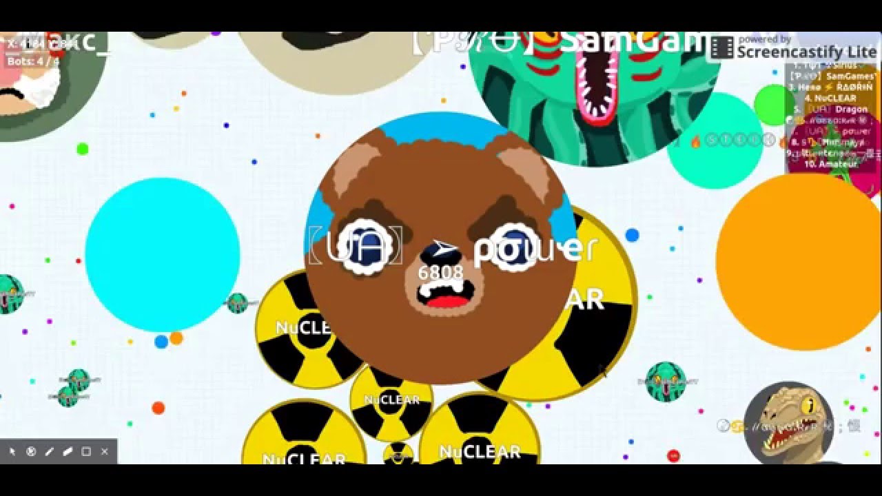 Agar io INSANE 132 MASS BOTS HACK!