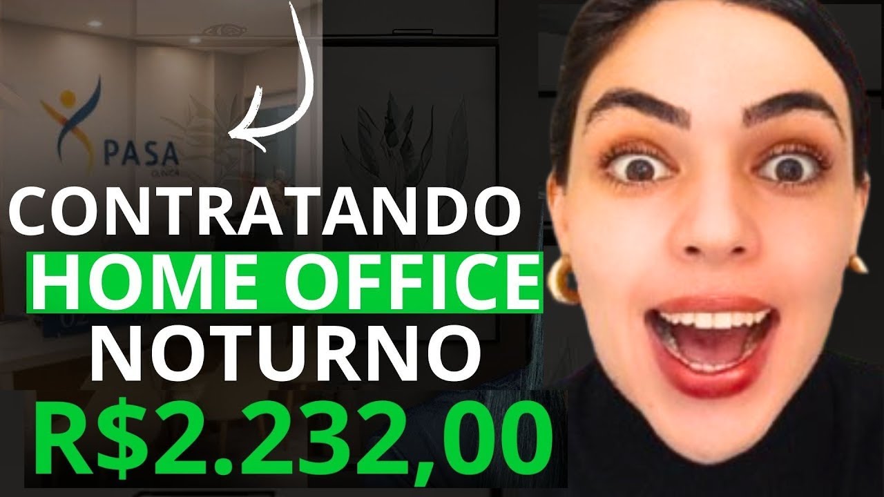(SEM EXPERIÊNCIA) TRABALHO NOTURNO HOME OFFICE: Como Ganhar R$200/Dia ...