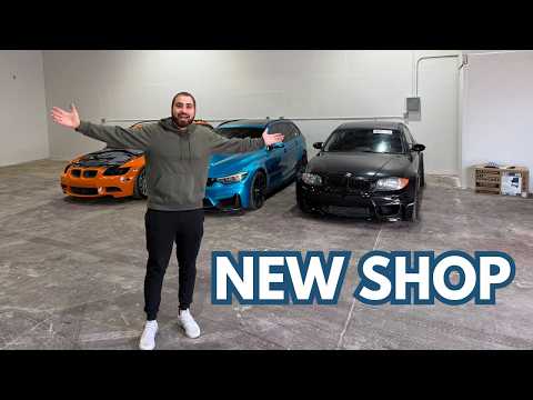 I Got The New Shop Of My Dreams! Shop Tour + Car Tour!