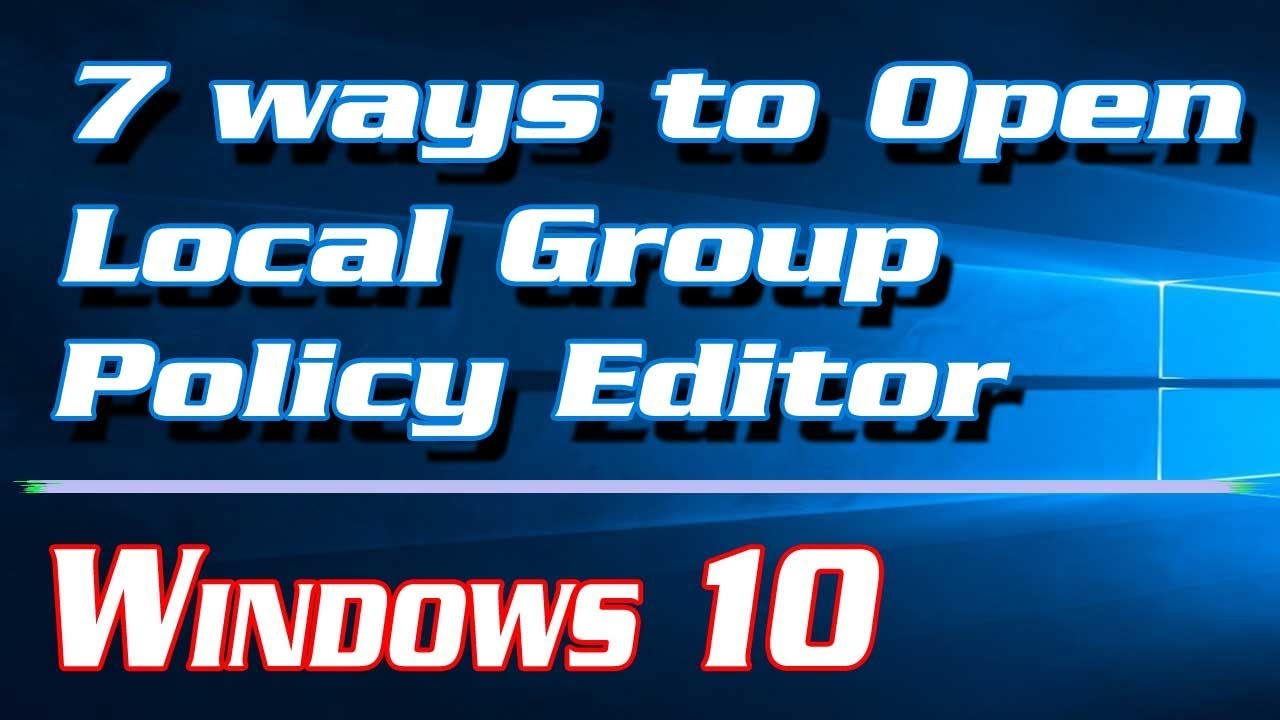 How to open the Local Group Policy Editor in Windows - Digital Citizen