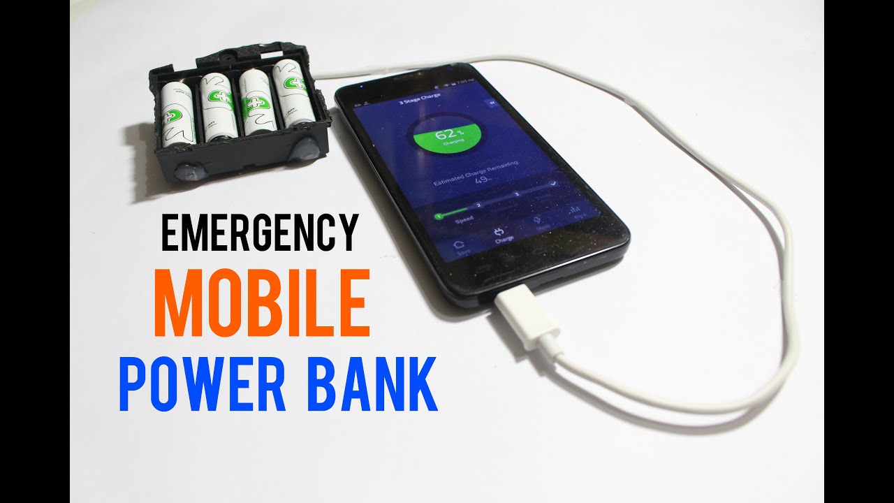 How to Make an Emergency Mobile Phone Charger using AA