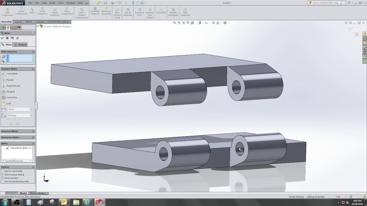 solidworks advanced design hinge download