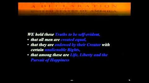 Key Concepts of The Declaration of Independence