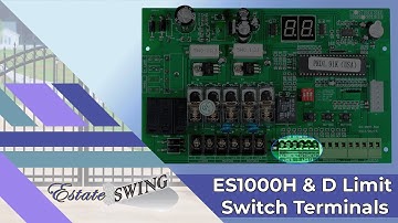How To Operate Limit Switch Terminal on Estate Swing ES 3050 & D Control Board
