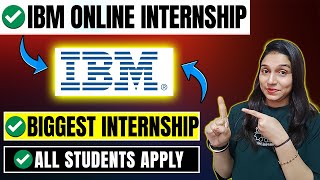 IBM Internships 2026 | Internship For College Students | Free Certificate & Badges
