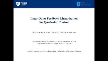 Inner-Outer Feedback Linearization for Quadrotor Control: Two step Design and Validation