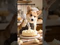 Corgi JoJo Bakes A Birthday Cake Happy Birthday From The Puppy Chef Shorts Birthdaycake 