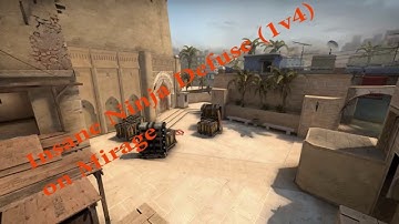CS:GO Highlight - Insane 1v4 Ninja on Mirage.