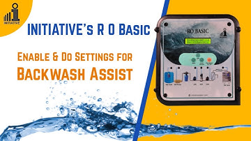 RO Basic_Enable & Do Settings for Backwash Assist