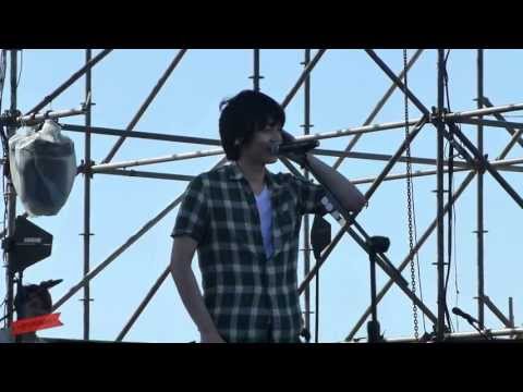 2013.07.10 flumpool - 隆太彩排打招呼 rehearsal 2013貢寮海洋音樂祭 @福隆海水浴場