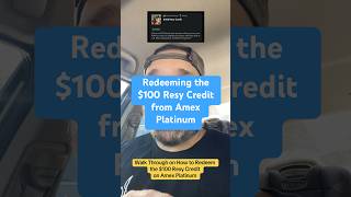 How to Redeem $100 Resy Credit with Amex Platinum Card | Will Expire By End of the Month