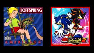 Wont Stop, Just Go! (Green Forest) from Sonic Adventure 2 sounds like Americana by The Offspring
Sonic and Offspring similarity. Didnt see this documented anywhere on YT, so here it is! EDIT: Turns out both songs are ripping off Euro-Barge - The Vandals which came before either of them, so thats fun. Wont Stop, Just Go! (Green Forest) from Sonic Adventure 2 sounds like Americana by The Offspring