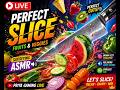 LIVE 🔴 Perfect Slice 🍉🔪 | Super Satisfying Cutting | Priya Gaming #shortsfeed #gaming #asmr #viral