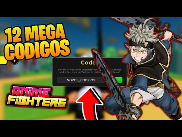 SAIU!! 12 MEGA CÓDIGOS *FUNCIONANDO* PARA O ANIME FIGHTERS SIMULATOR ( SETEMBRO DE 2021) - GG Games 