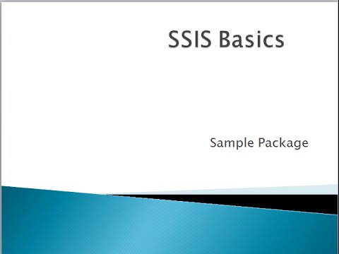 Bazi SSIS Training Session-1