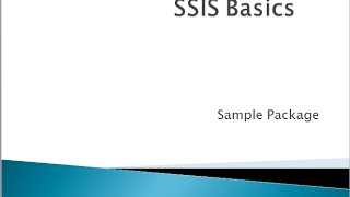 Bazi SSIS Training Session-1