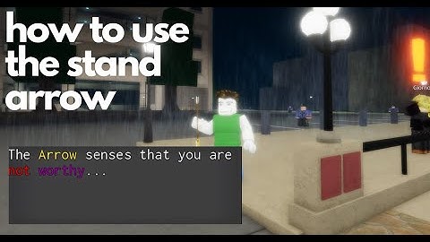 [YBA] How to use the Stand Arrow