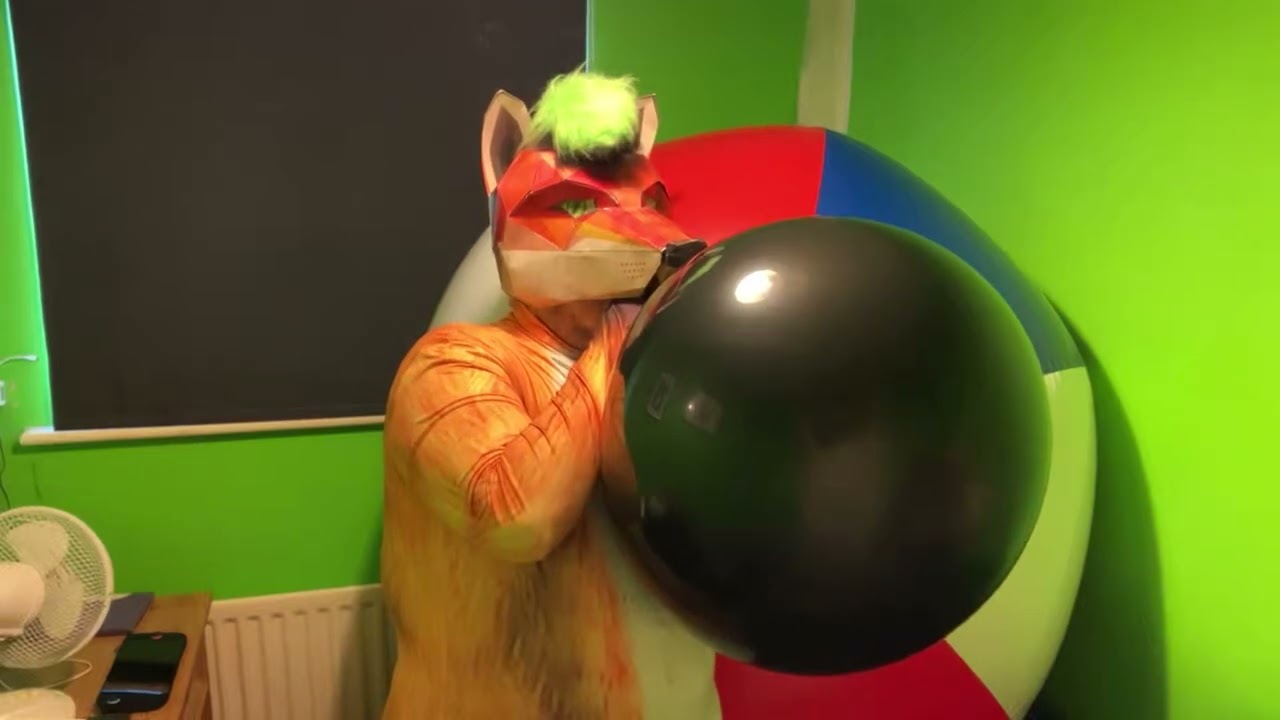Big Black Balloon Inflation (Not So Big) | Inflate With Serenity