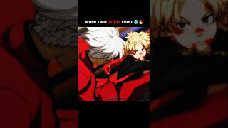 Mikey vs Izana 🔥 | When Two GOATS Fight… 🥶 | Tokyo Revengers #trending  #shorts