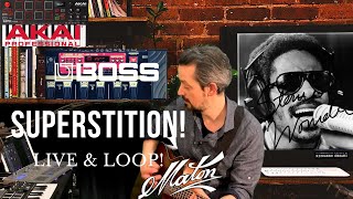 Superstition - Stevie Wonder - Live & Loop Station cover (Riccardo Cesari)