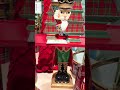 Raz Red and Green Plaid Tabletop Christmas Tree Sets