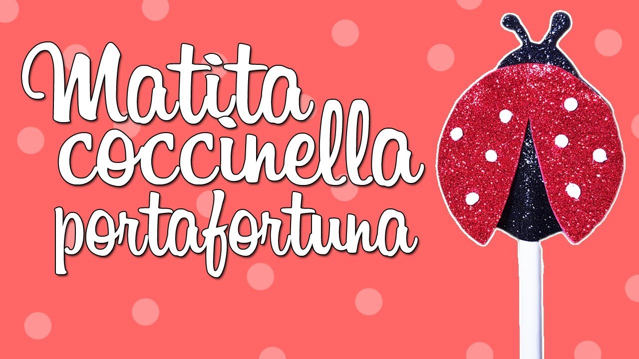 MATITA COCCINELLA PORTAFORTUNA