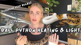 Ball Python Heating and Lighting