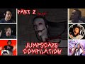 Gamers react to jumpscares in different games part 2