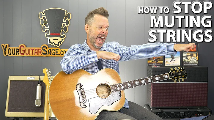 How to STOP Muting Strings When Playing Guitar Chords