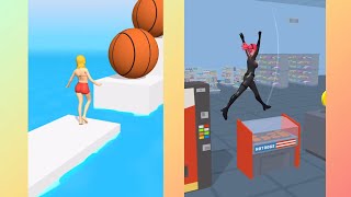 Squeezy Girl  Gameplay  vs Jump Girl Satisfying Mobile Gameplay by Multi Gaming 1,006 views 1 year ago 1 minute, 36 seconds