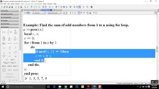 For Loop|| for statement