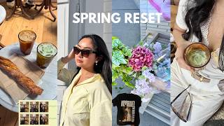 spring reset | romanticizing, getting  my life together, michael the movie, cafe dates💐