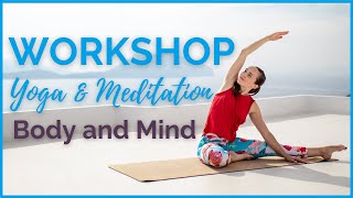Yoga & Meditation Workshop  ✨ Feel Better in Body & Mind #shorts