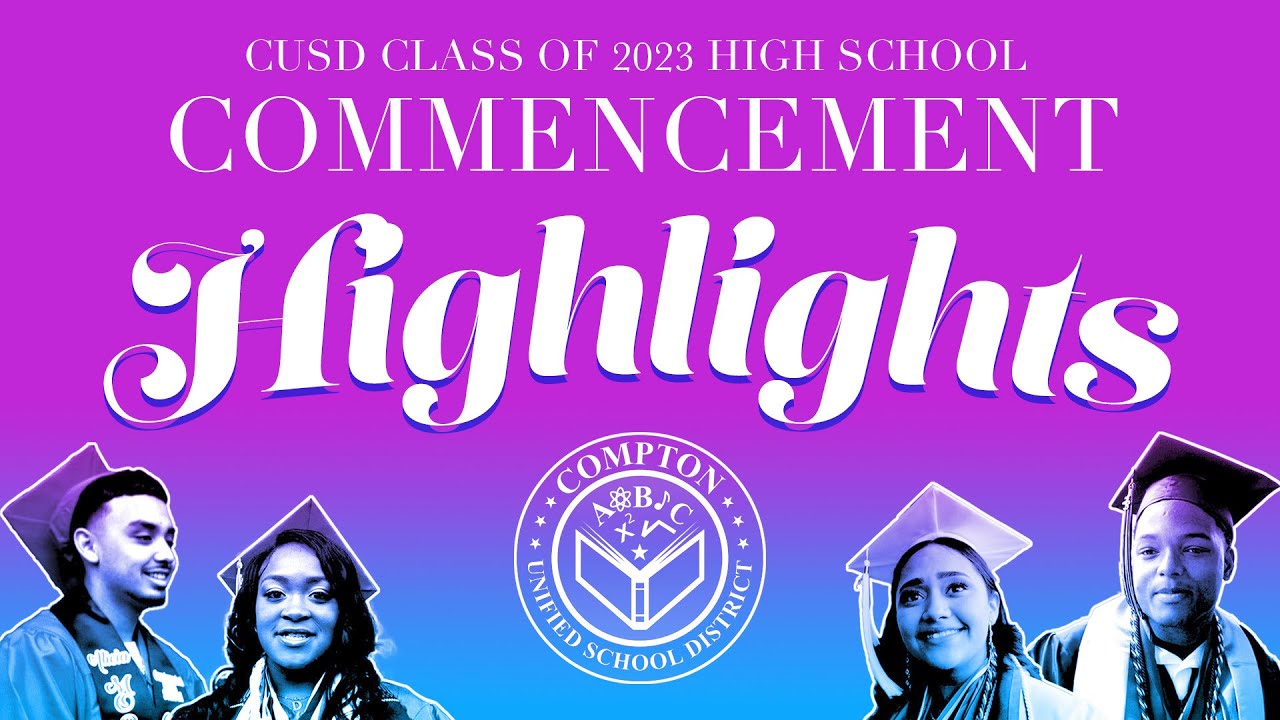 CUSD Class of 2023 High School Commencement Ceremonies Highlights - YouTube